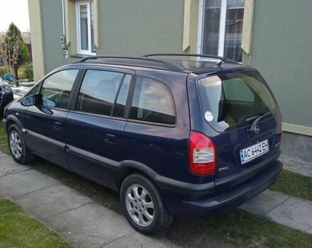 Синий Опель Зафира, объемом двигателя 1.8 л и пробегом 250 тыс. км за 4000 $, фото 22 на Automoto.ua