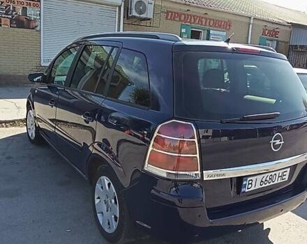 Синий Опель Зафира, объемом двигателя 1.9 л и пробегом 297 тыс. км за 5500 $, фото 8 на Automoto.ua