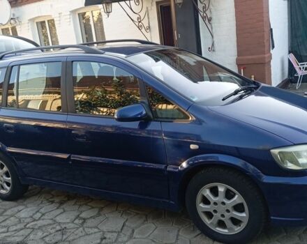 Синий Опель Зафира, объемом двигателя 1.8 л и пробегом 263 тыс. км за 4600 $, фото 2 на Automoto.ua