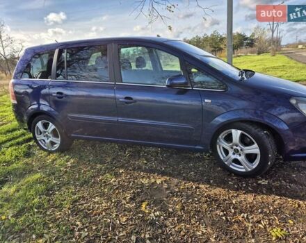 Синий Опель Зафира, объемом двигателя 1.9 л и пробегом 523 тыс. км за 6500 $, фото 1 на Automoto.ua