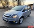 Синий Опель Зафира, объемом двигателя 1.9 л и пробегом 190 тыс. км за 5000 $, фото 1 на Automoto.ua