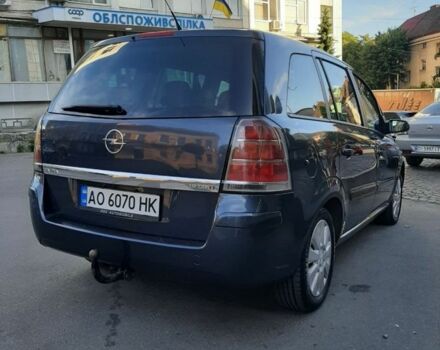 Опель Зафира 2006 в Хусте на Automoto.ua Синий Опель Зафира, объемом двигателя 1.9 л и пробегом 310 тыс. км за 5100 $, фото 3 на Automoto.ua