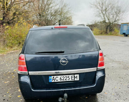 Синий Опель Зафира, объемом двигателя 1.6 л и пробегом 288 тыс. км за 4250 $, фото 6 на Automoto.ua