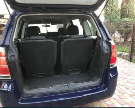 Синий Опель Зафира, объемом двигателя 1.9 л и пробегом 210 тыс. км за 5700 $, фото 1 на Automoto.ua