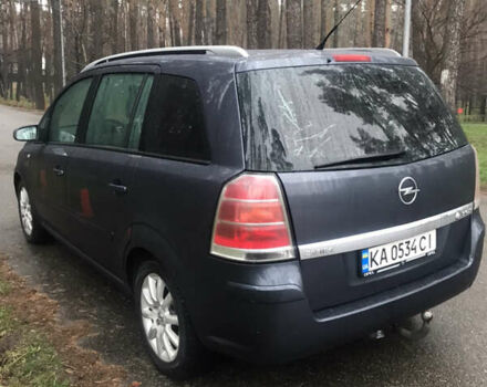 Синій Опель Зафіра, об'ємом двигуна 1.91 л та пробігом 395 тис. км за 4700 $, фото 4 на Automoto.ua