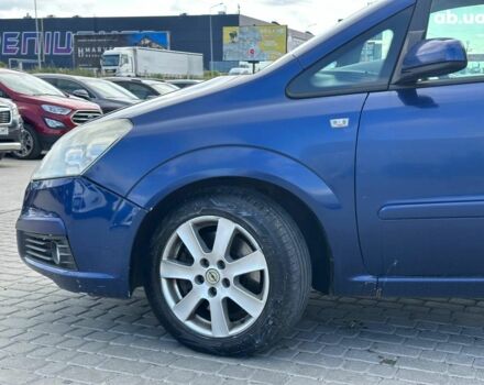 Синий Опель Зафира, объемом двигателя 1.9 л и пробегом 327 тыс. км за 4990 $, фото 2 на Automoto.ua