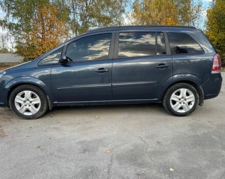 Синий Опель Зафира, объемом двигателя 1.9 л и пробегом 300 тыс. км за 4450 $, фото 5 на Automoto.ua