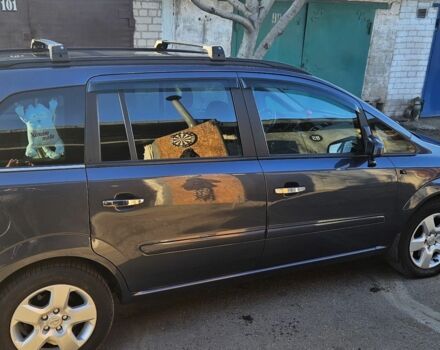 Синий Опель Зафира, объемом двигателя 1.9 л и пробегом 280 тыс. км за 6300 $, фото 3 на Automoto.ua