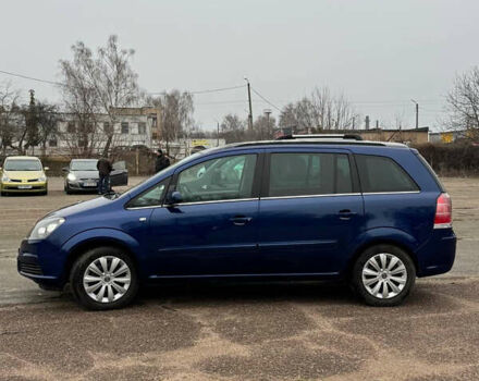 Синий Опель Зафира, объемом двигателя 1.8 л и пробегом 225 тыс. км за 5100 $, фото 2 на Automoto.ua