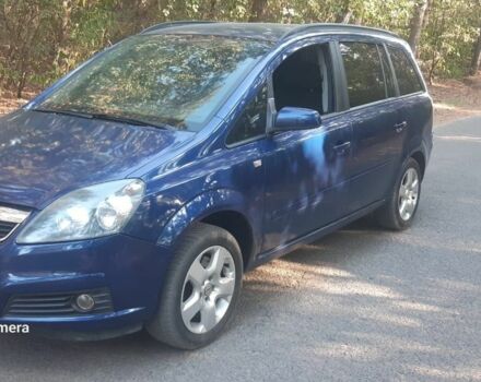 Синий Опель Зафира, объемом двигателя 2.2 л и пробегом 260 тыс. км за 6500 $, фото 1 на Automoto.ua