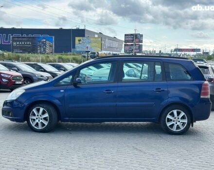 Синий Опель Зафира, объемом двигателя 1.9 л и пробегом 327 тыс. км за 4990 $, фото 3 на Automoto.ua