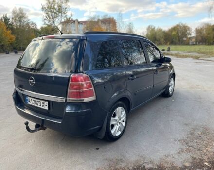 Синий Опель Зафира, объемом двигателя 1.9 л и пробегом 300 тыс. км за 4450 $, фото 1 на Automoto.ua