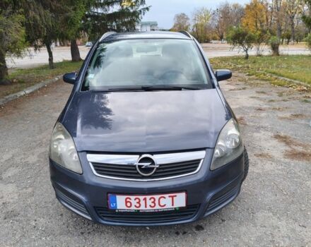 Синий Опель Зафира, объемом двигателя 1.9 л и пробегом 300 тыс. км за 3600 $, фото 7 на Automoto.ua