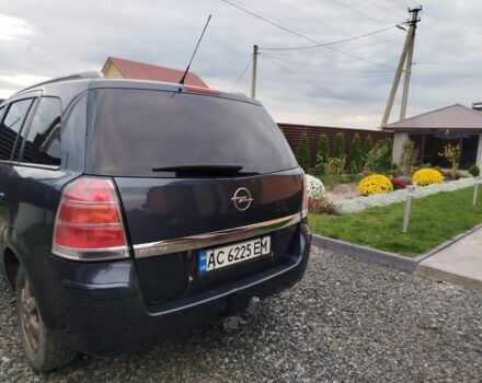 Синій Опель Зафіра, об'ємом двигуна 1.6 л та пробігом 287 тис. км за 3500 $, фото 7 на Automoto.ua