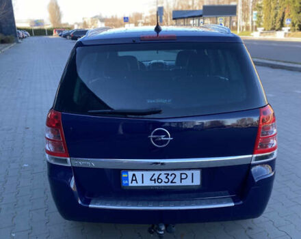 Синий Опель Зафира, объемом двигателя 1.6 л и пробегом 230 тыс. км за 6350 $, фото 13 на Automoto.ua