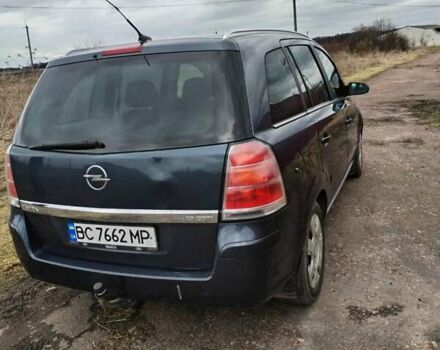 Синий Опель Зафира, объемом двигателя 1.91 л и пробегом 230 тыс. км за 5500 $, фото 16 на Automoto.ua