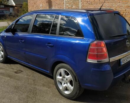 Синий Опель Зафира, объемом двигателя 1.6 л и пробегом 174 тыс. км за 5800 $, фото 3 на Automoto.ua