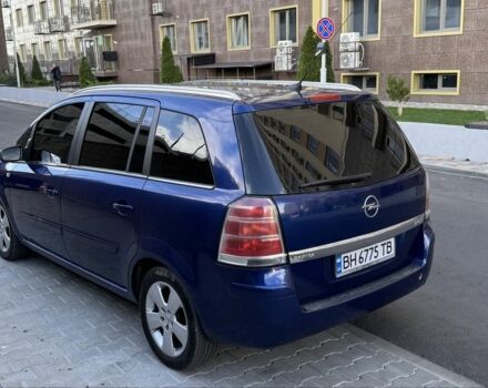 Синий Опель Зафира, объемом двигателя 1.9 л и пробегом 285 тыс. км за 6500 $, фото 5 на Automoto.ua