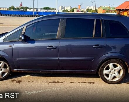 Синий Опель Зафира, объемом двигателя 1.6 л и пробегом 305 тыс. км за 6200 $, фото 1 на Automoto.ua