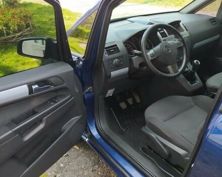 Синий Опель Зафира, объемом двигателя 1.6 л и пробегом 174 тыс. км за 5800 $, фото 14 на Automoto.ua