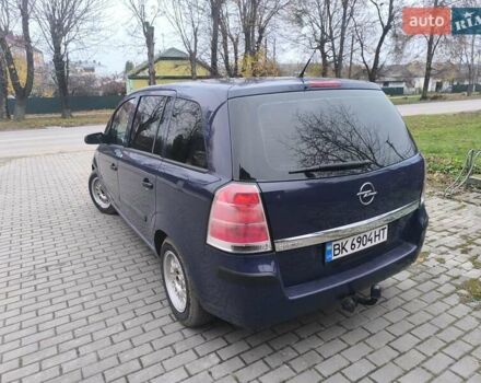 Синий Опель Зафира, объемом двигателя 1.6 л и пробегом 200 тыс. км за 4700 $, фото 17 на Automoto.ua