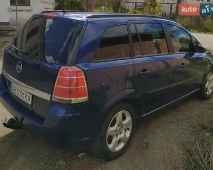 Синий Опель Зафира, объемом двигателя 1.6 л и пробегом 174 тыс. км за 5800 $, фото 6 на Automoto.ua