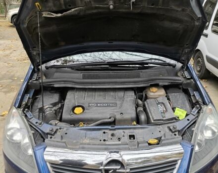 Синий Опель Зафира, объемом двигателя 1.9 л и пробегом 270 тыс. км за 2500 $, фото 6 на Automoto.ua