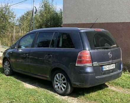 Синий Опель Зафира, объемом двигателя 1.6 л и пробегом 280 тыс. км за 5700 $, фото 10 на Automoto.ua