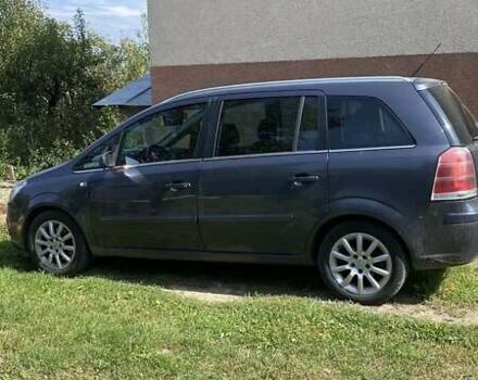 Синий Опель Зафира, объемом двигателя 1.6 л и пробегом 280 тыс. км за 5700 $, фото 2 на Automoto.ua