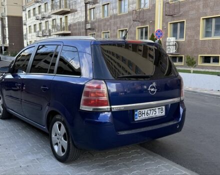 Синий Опель Зафира, объемом двигателя 1.9 л и пробегом 285 тыс. км за 6500 $, фото 3 на Automoto.ua