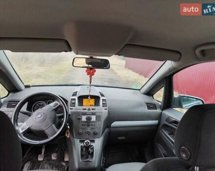 Синий Опель Зафира, объемом двигателя 1.91 л и пробегом 230 тыс. км за 5500 $, фото 14 на Automoto.ua