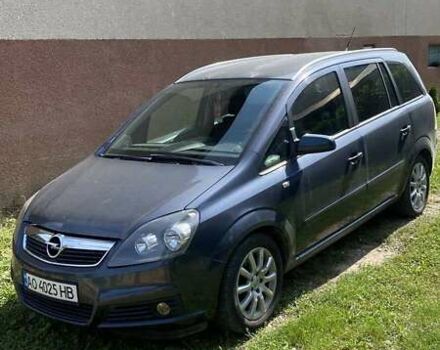 Синий Опель Зафира, объемом двигателя 1.6 л и пробегом 280 тыс. км за 5700 $, фото 3 на Automoto.ua