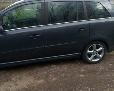 Синий Опель Зафира, объемом двигателя 1.9 л и пробегом 350 тыс. км за 4900 $, фото 3 на Automoto.ua