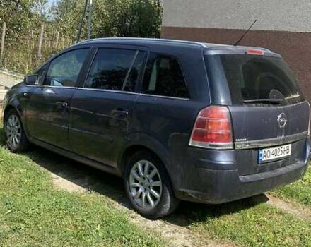 Синий Опель Зафира, объемом двигателя 1.6 л и пробегом 280 тыс. км за 5700 $, фото 11 на Automoto.ua