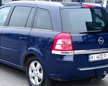 Синій Опель Зафіра, об'ємом двигуна 1.6 л та пробігом 230 тис. км за 6350 $, фото 4 на Automoto.ua