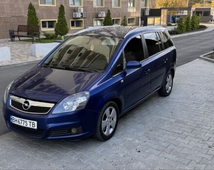 Синий Опель Зафира, объемом двигателя 1.9 л и пробегом 285 тыс. км за 6500 $, фото 2 на Automoto.ua
