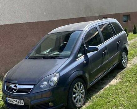 Синий Опель Зафира, объемом двигателя 1.6 л и пробегом 280 тыс. км за 5700 $, фото 1 на Automoto.ua