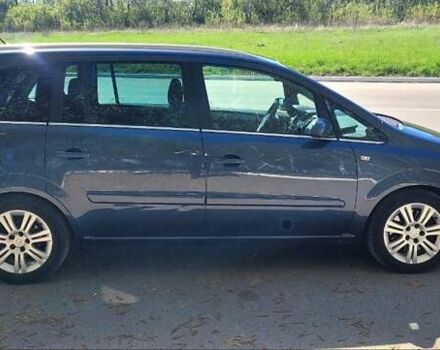 Синий Опель Зафира, объемом двигателя 1.91 л и пробегом 239 тыс. км за 8000 $, фото 4 на Automoto.ua