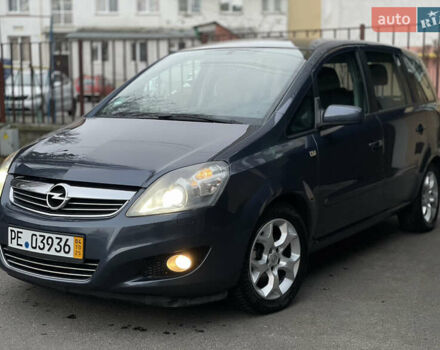 Синий Опель Зафира, объемом двигателя 1.6 л и пробегом 285 тыс. км за 6700 $, фото 1 на Automoto.ua