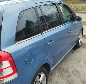 Синий Опель Зафира, объемом двигателя 1.8 л и пробегом 207 тыс. км за 6500 $, фото 5 на Automoto.ua