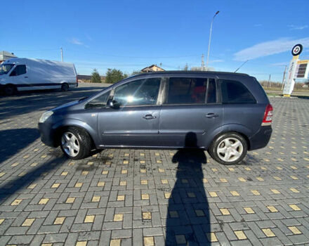 Синий Опель Зафира, объемом двигателя 1.9 л и пробегом 270 тыс. км за 6200 $, фото 1 на Automoto.ua