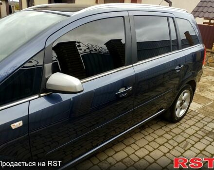 Синий Опель Зафира, объемом двигателя 1.8 л и пробегом 219 тыс. км за 5350 $, фото 2 на Automoto.ua