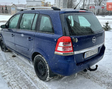 Синий Опель Зафира, объемом двигателя 1.69 л и пробегом 301 тыс. км за 3700 $, фото 11 на Automoto.ua