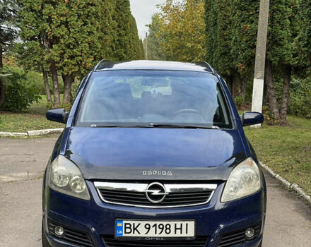 Синий Опель Зафира, объемом двигателя 1.91 л и пробегом 330 тыс. км за 5000 $, фото 6 на Automoto.ua