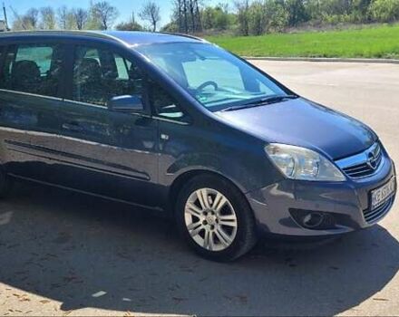 Синий Опель Зафира, объемом двигателя 1.91 л и пробегом 239 тыс. км за 8000 $, фото 1 на Automoto.ua