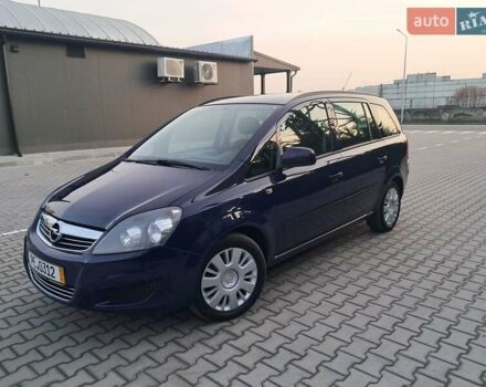 Синий Опель Зафира, объемом двигателя 1.6 л и пробегом 264 тыс. км за 5650 $, фото 68 на Automoto.ua