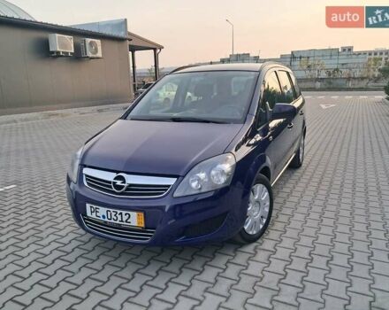 Синий Опель Зафира, объемом двигателя 1.6 л и пробегом 264 тыс. км за 5650 $, фото 67 на Automoto.ua