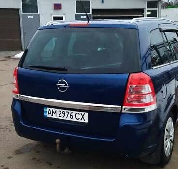 Синий Опель Зафира, объемом двигателя 1.7 л и пробегом 360 тыс. км за 6200 $, фото 12 на Automoto.ua