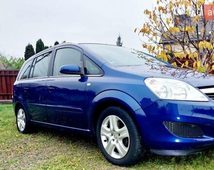 Синий Опель Зафира, объемом двигателя 1.6 л и пробегом 227 тыс. км за 6399 $, фото 4 на Automoto.ua