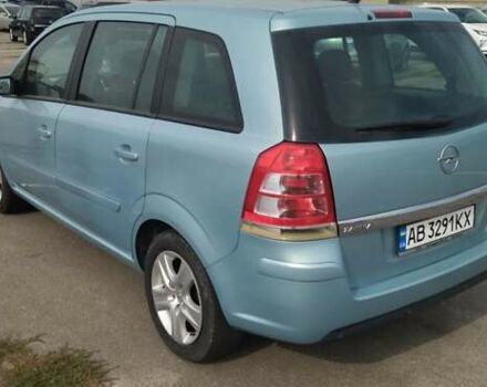 Синий Опель Зафира, объемом двигателя 1.6 л и пробегом 192 тыс. км за 6000 $, фото 5 на Automoto.ua